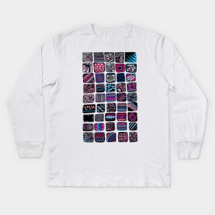 Squares Kids Long Sleeve T-Shirt